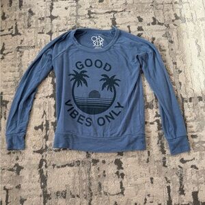 Chaser Blue Graphic Sweatshirt